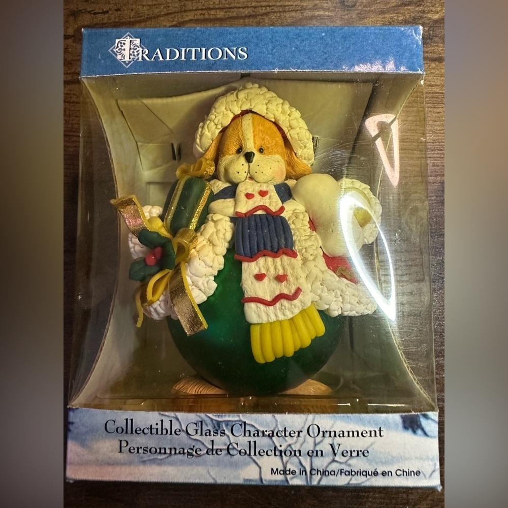 NWT Traditions doggie santa ornament​​​